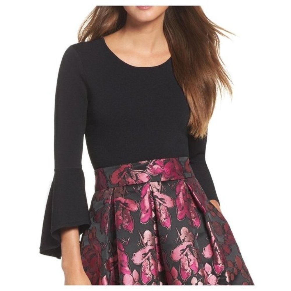 Eliza J Bell Sleeve Knit Sweater Size L